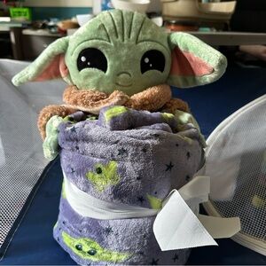 NWT Blanket Buddy Star Wars Grogu Baby Yoda